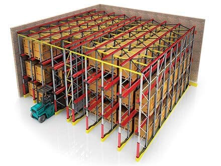 İçine Girilebilir Drive-In Raf Sistemleri