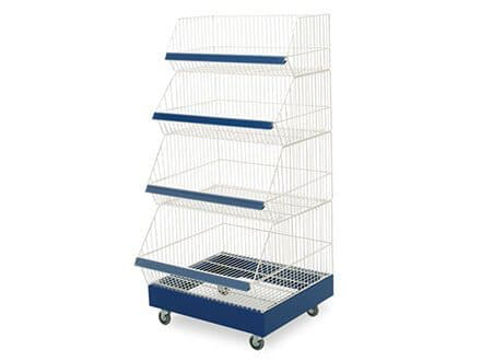 Katlı Tel Teşhir Sepetleri