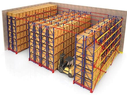 Çift Derinlikli Depo Raf Sistemleri