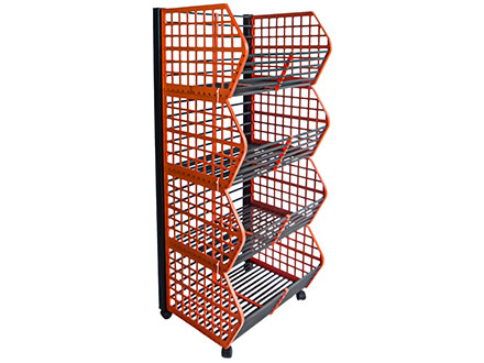 Plastik Katlı Teşhir Sepetleri